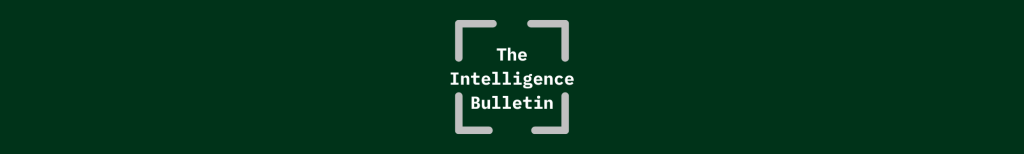 The Intelligence Bulletin Header Banner