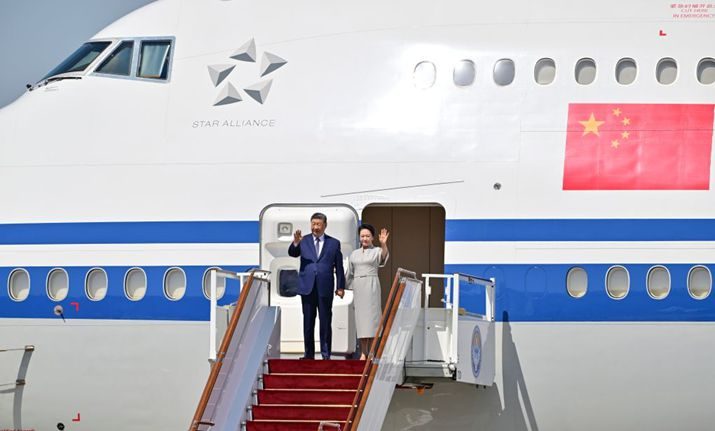 Xi Jinping arrives in Bishkek for state visit and SCO summit