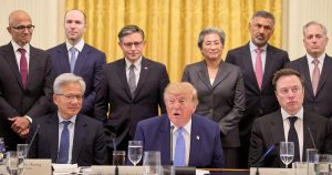 Trump wins voluntary AI safety pledge from tech leaders while rejecting formal curbs