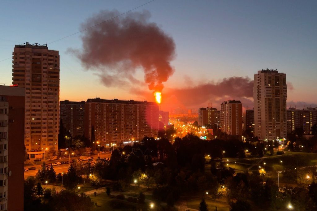 Russian Officials Blame Ukraine Drones for Election Disruption as Refinery Burns and Civilians Die on Both Sides