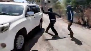 NBC Crew Beaten by Masked Settlers While Interviewing Displaced Palestinian Woman
