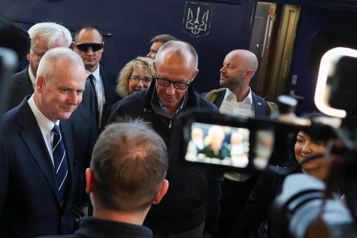 Merz Arrives Unannounced in Kyiv to Finalize Drone Deal and Aid