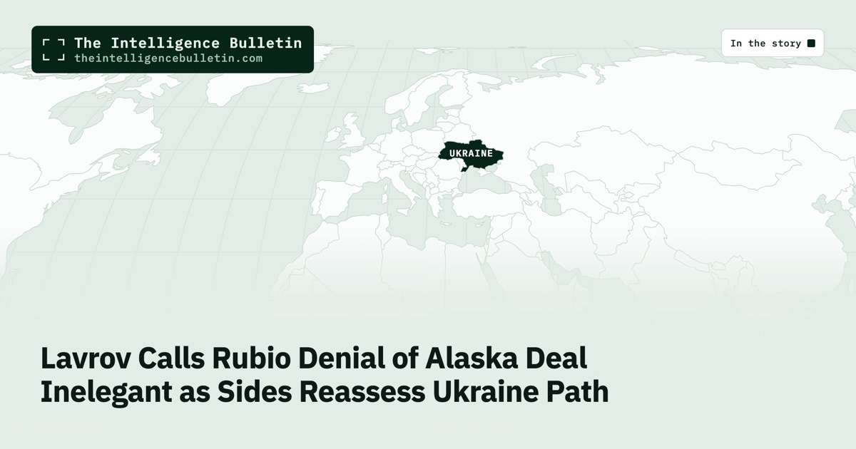 Map of the countries in the story: Lavrov Calls Rubio Denial of Alaska Deal Inelegant as Sides Reassess Ukraine Path
