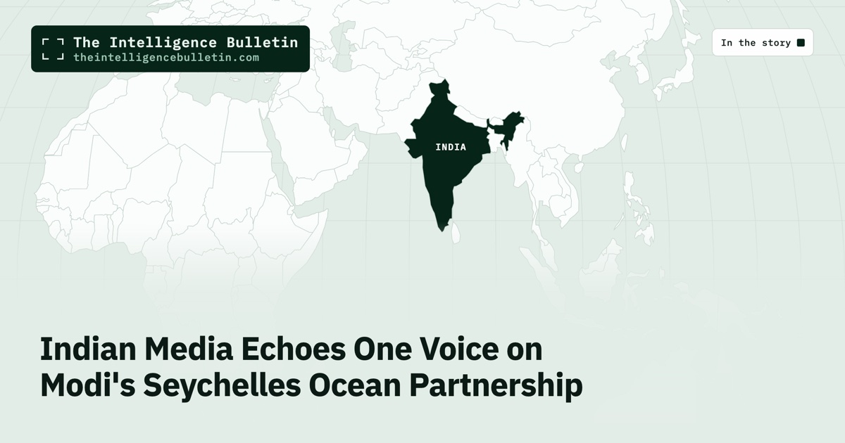 Map of the countries in the story: Indian Media Echoes One Voice on Modi's Seychelles Ocean Partnership