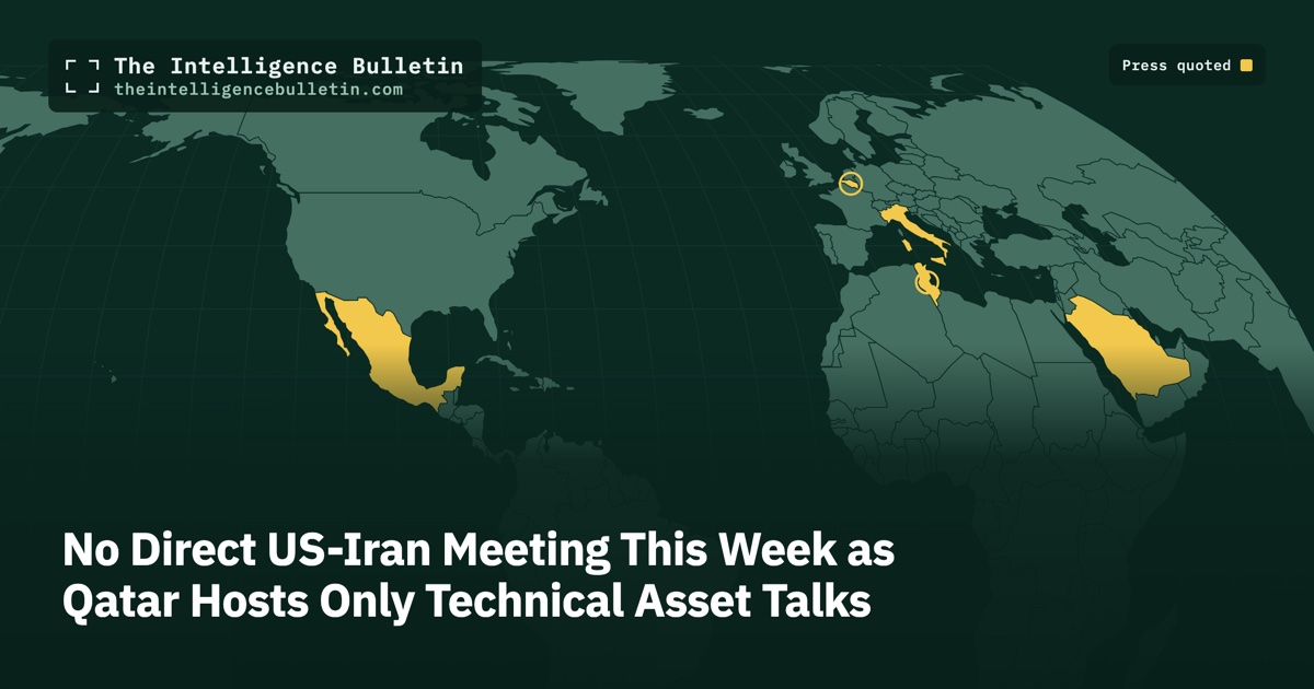 Map of the countries whose press we quoted for: No Direct US-Iran Meeting This Week as Qatar Hosts Only Technical Asset Talks