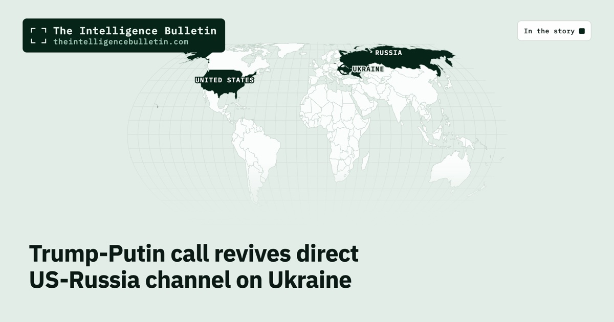 Map of the countries in the story: Trump-Putin call revives direct US-Russia channel on Ukraine