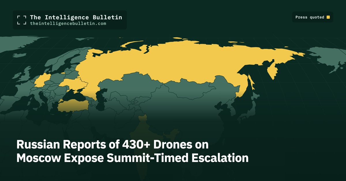 Map of the countries whose press we quoted for: Russian Reports of 430+ Drones on Moscow Expose Summit-Timed Escalation