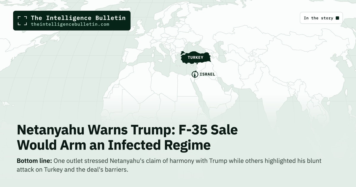 Map of the countries in the story: Netanyahu Warns Trump: F-35 Sale Would Arm an Infected Regime