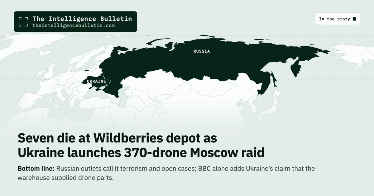 Map of the countries in the story: Seven die at Wildberries depot as Ukraine launches 370-drone Moscow raid