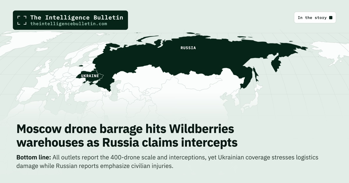 Map of the countries in the story: Moscow drone barrage hits Wildberries warehouses as Russia claims intercepts