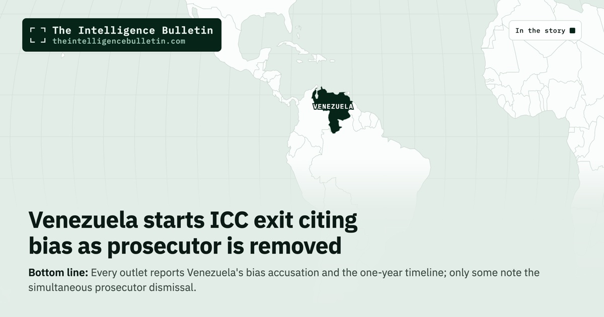 Map of the countries in the story: Venezuela starts ICC exit citing bias as prosecutor is removed