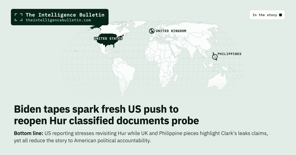Map of the countries in the story: Biden tapes spark fresh US push to reopen Hur classified documents probe