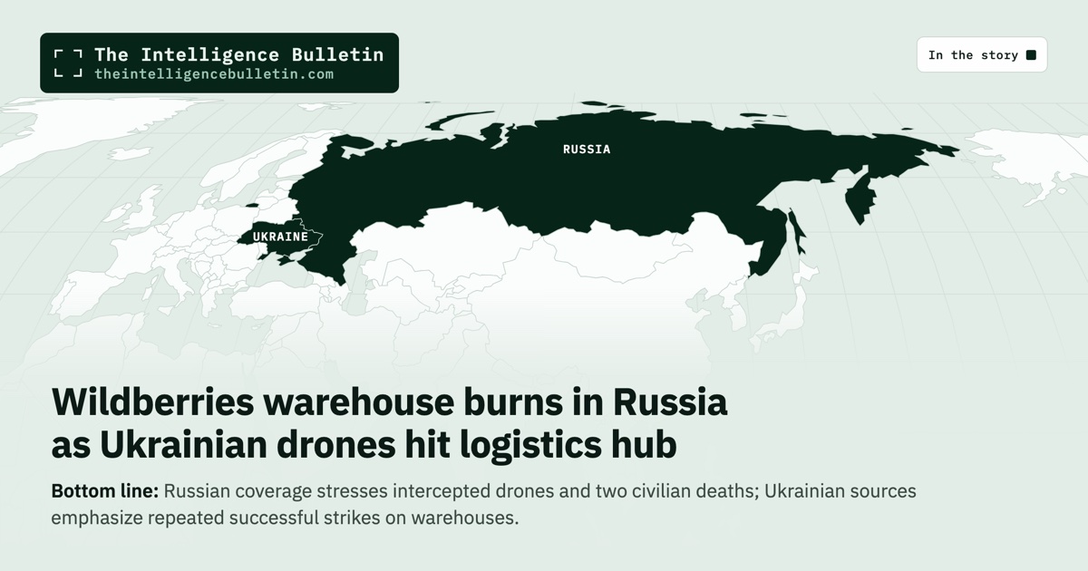 Map of the countries in the story: Wildberries warehouse burns in Russia as Ukrainian drones hit logistics hub