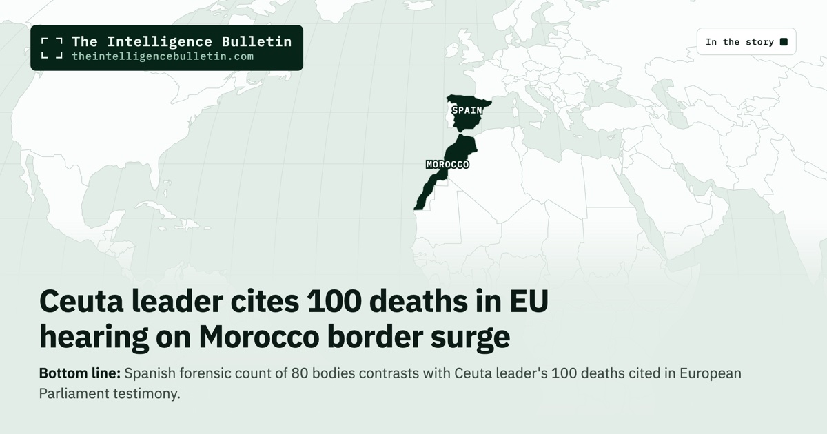 Map of the countries in the story: Ceuta leader cites 100 deaths in EU hearing on Morocco border surge