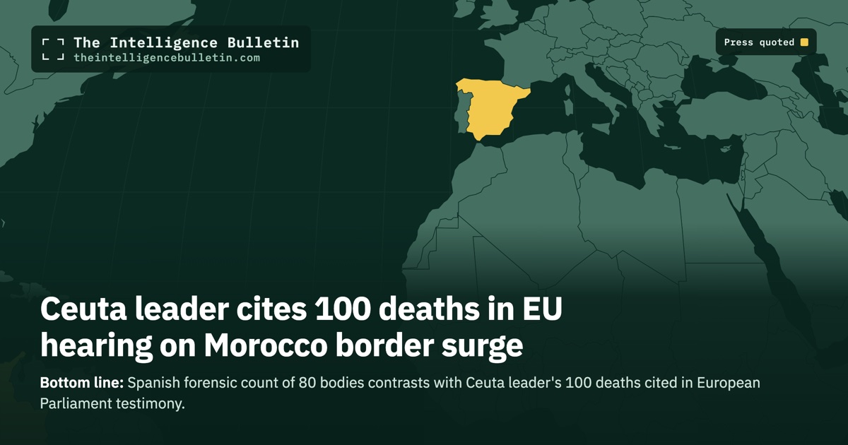 Map of the countries whose press we quoted for: Ceuta leader cites 100 deaths in EU hearing on Morocco border surge