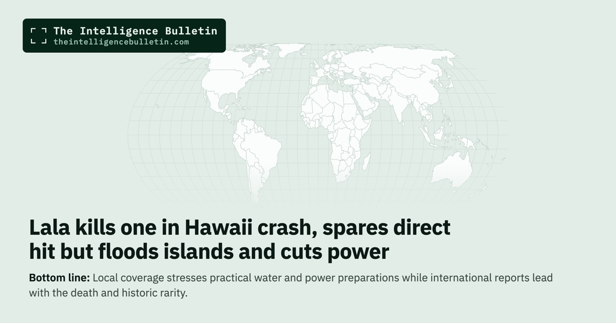 Map of the countries in the story: Lala kills one in Hawaii crash, spares direct hit but floods islands and cuts power
