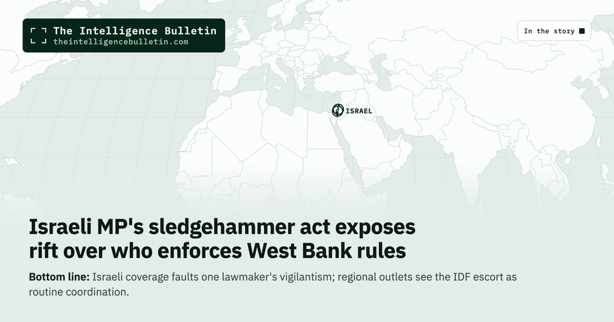 Map of the countries in the story: Israeli MP's sledgehammer act exposes rift over who enforces West Bank rules