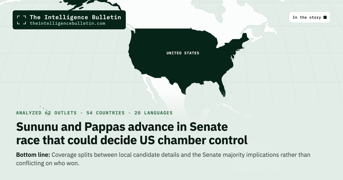 Map of the countries in the story: Sununu and Pappas advance in Senate race that could decide US chamber control
