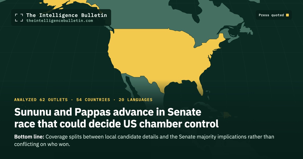 Map of the countries whose press we quoted for: Sununu and Pappas advance in Senate race that could decide US chamber control