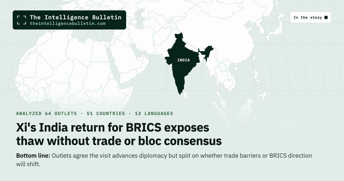 Map of the countries in the story: Xi's India return for BRICS exposes thaw without trade or bloc consensus