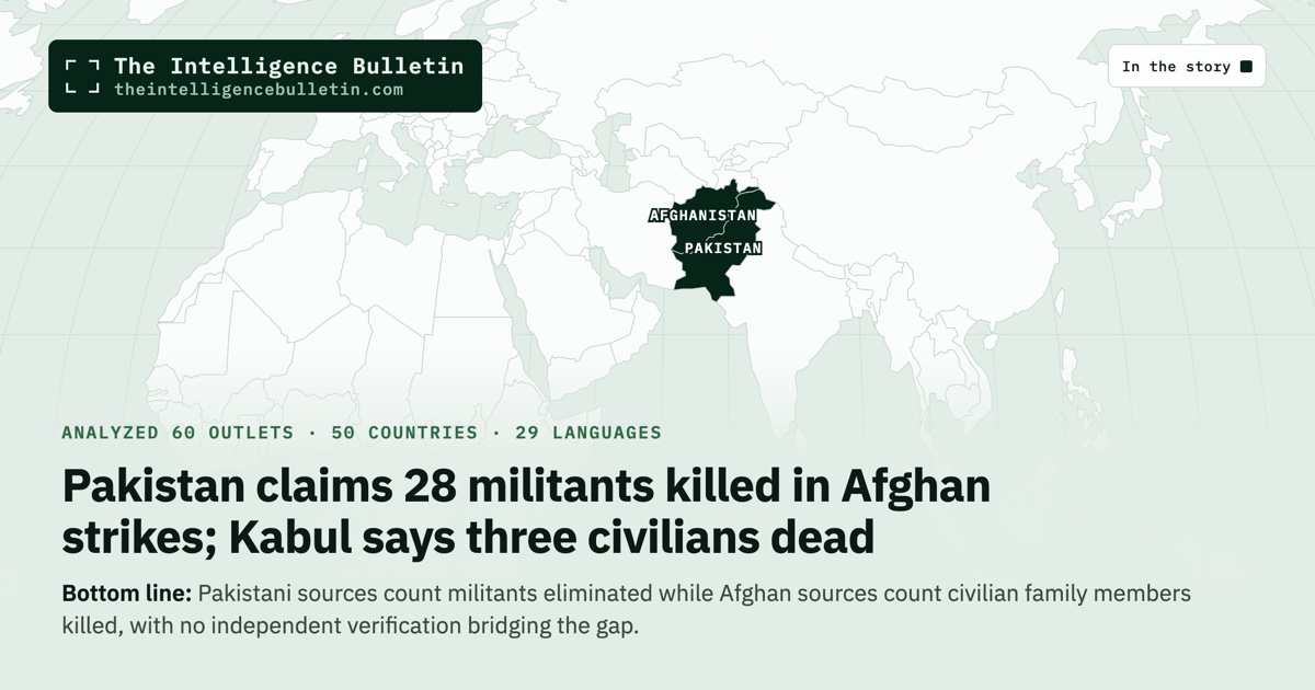 Map of the countries in the story: Pakistan claims 28 militants killed in Afghan strikes; Kabul says three civilians dead