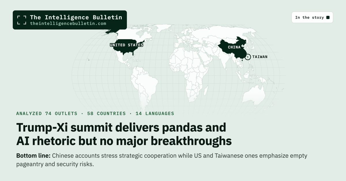Map of the countries in the story: Trump-Xi summit delivers pandas and AI rhetoric but no major breakthroughs